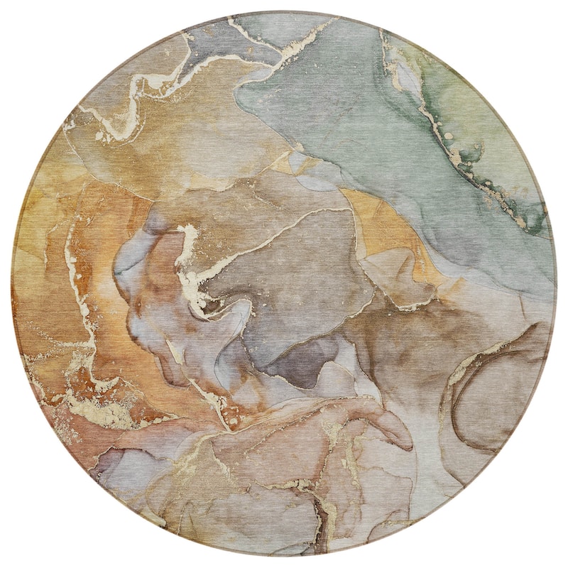 Galu Artistic Abstract Weather Resistant Modern Chic Outdoor Rug