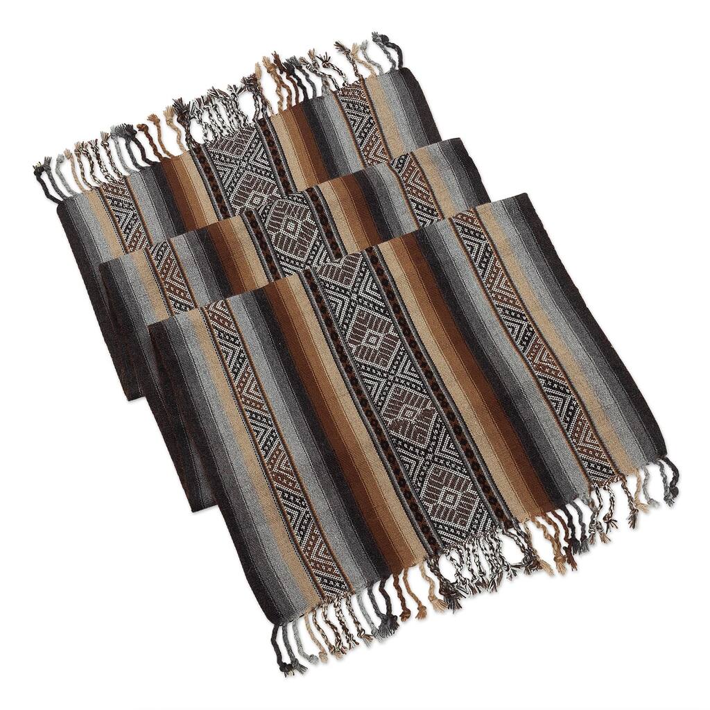 Novica Handmade Mountain Range -Blend Table Runner