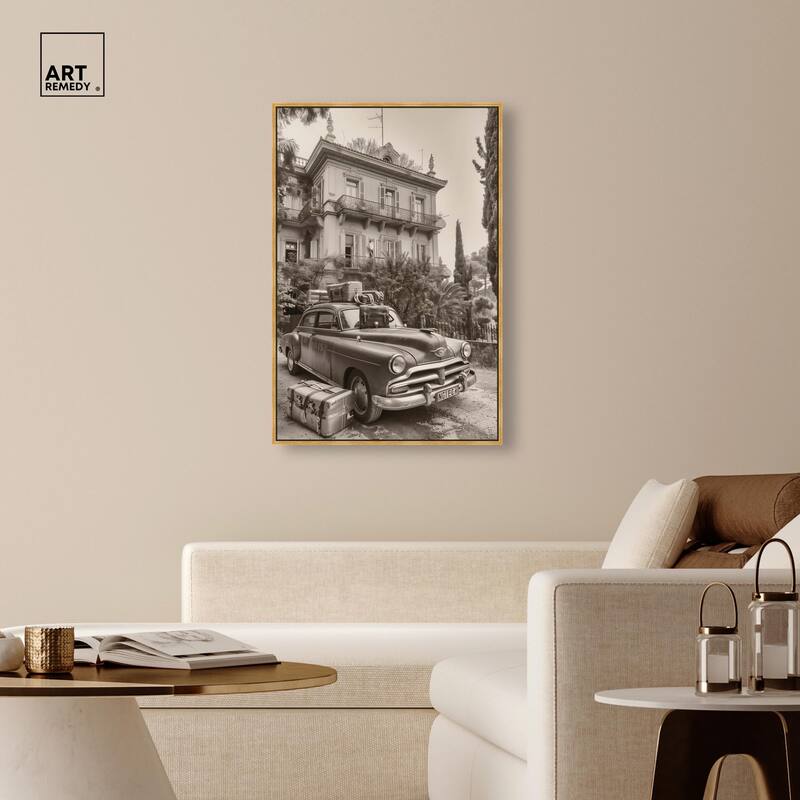 Pack Up the Car Canvas by Art Remedy
