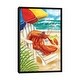 preview thumbnail 1 of 7, iCanvas "Beach Friends - Lobster" by Shari Warren Framed