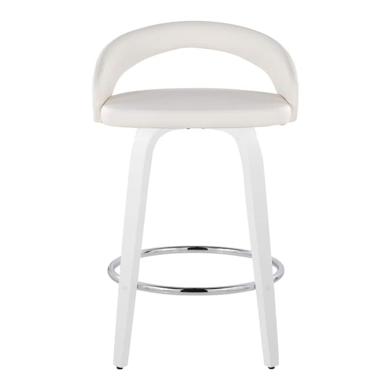 Grotto Upholstered 26" Fixed-Height Counter Stool - Set of 2