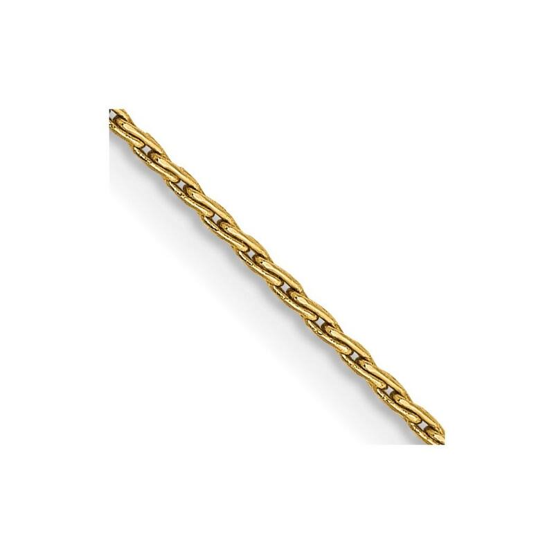 Curata 14k Yellow Gold 1.0mm Parisian Wheat Chain Necklace Options: 16 18 20 24