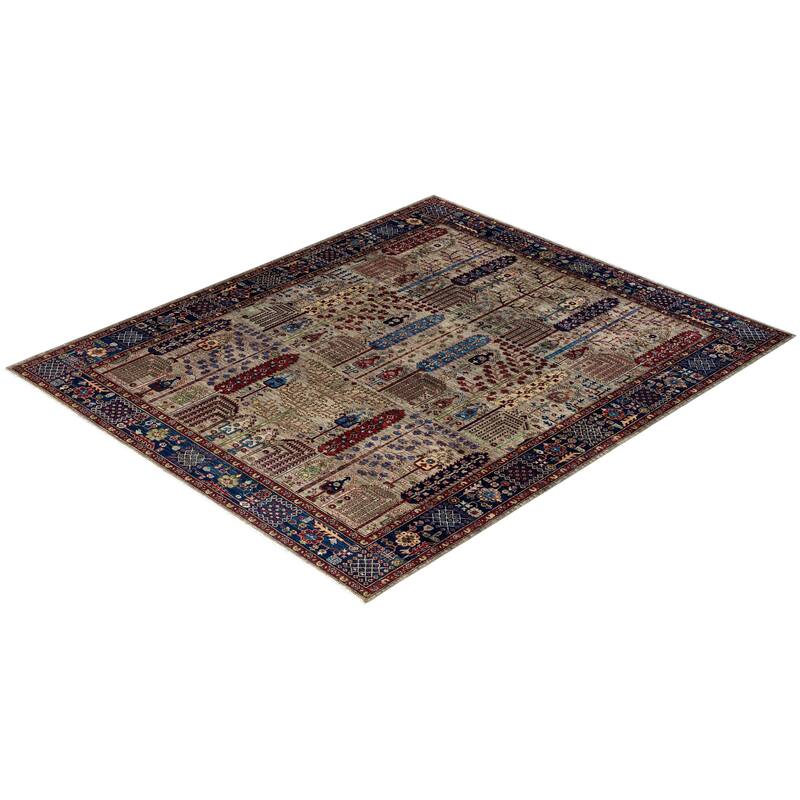Serapi One-of-a-Kind Hand-Knotted Area Rug - Brown, 8' 3" x 9' 8" - 8' 3" x 9' 8"