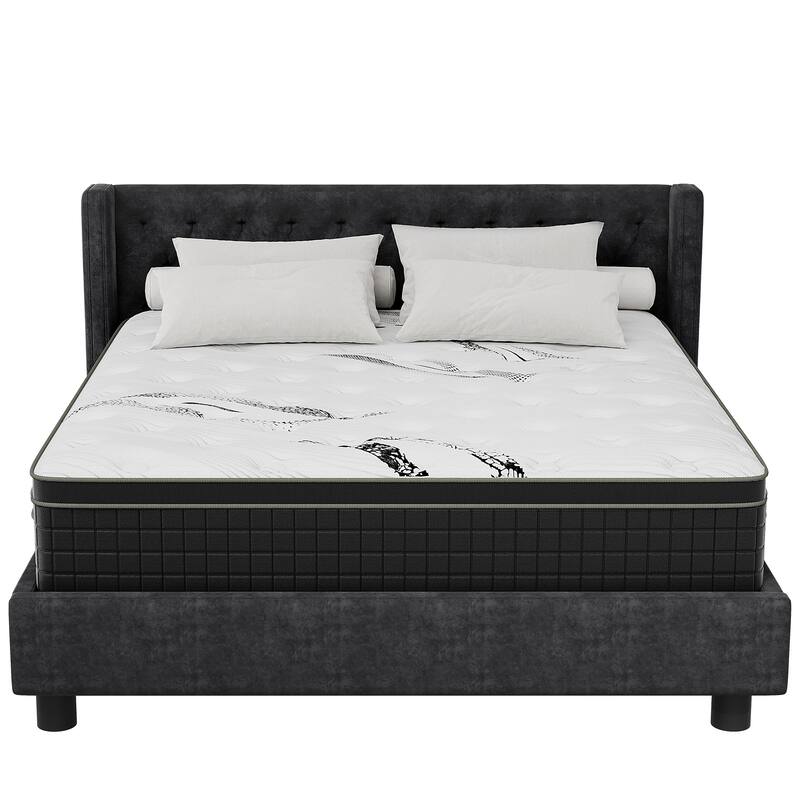 12 inch Medium Hybrid Memory Foam Mattress
