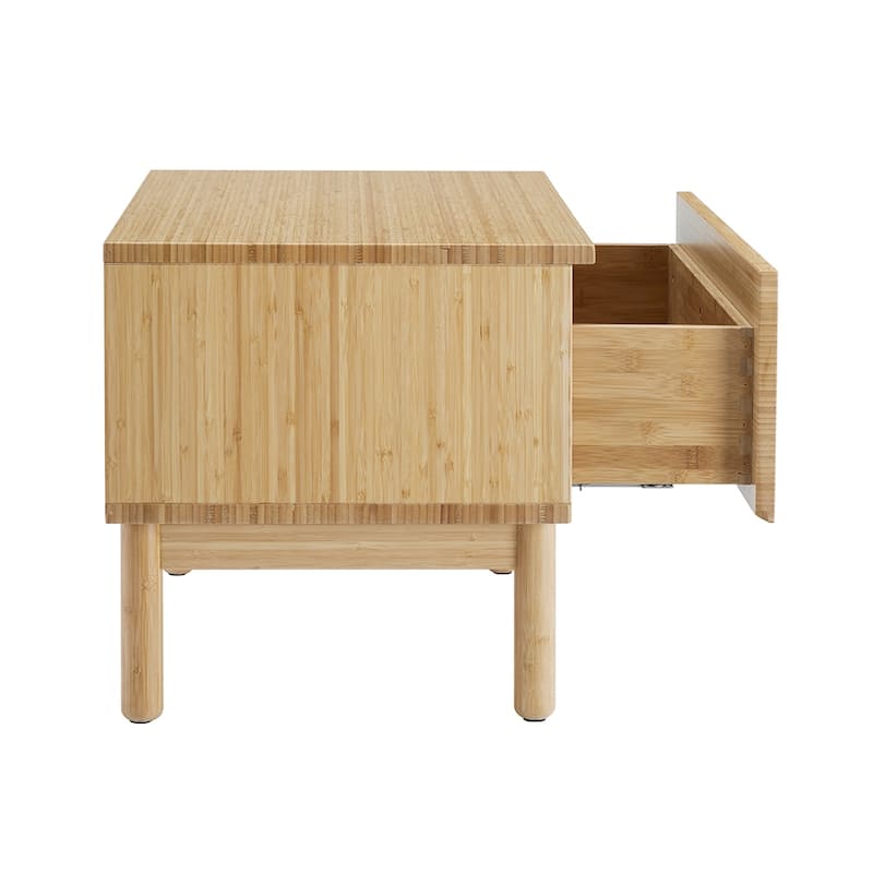 Hatley 1 Drawer Nightstand, Sand