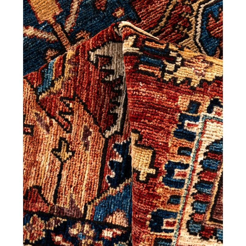 Serapi One-of-a-Kind Hand-Knotted Area Rug - Red - 4' 2" x 6' 3"