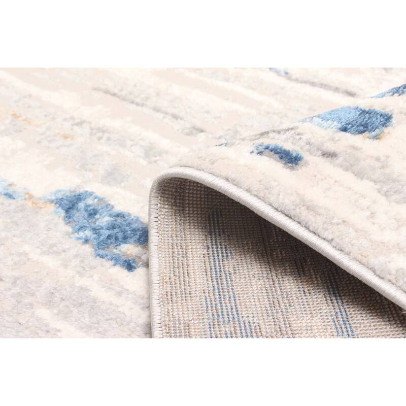 ECARPETGALLERY Machine Made Juniper Grey Area Rug