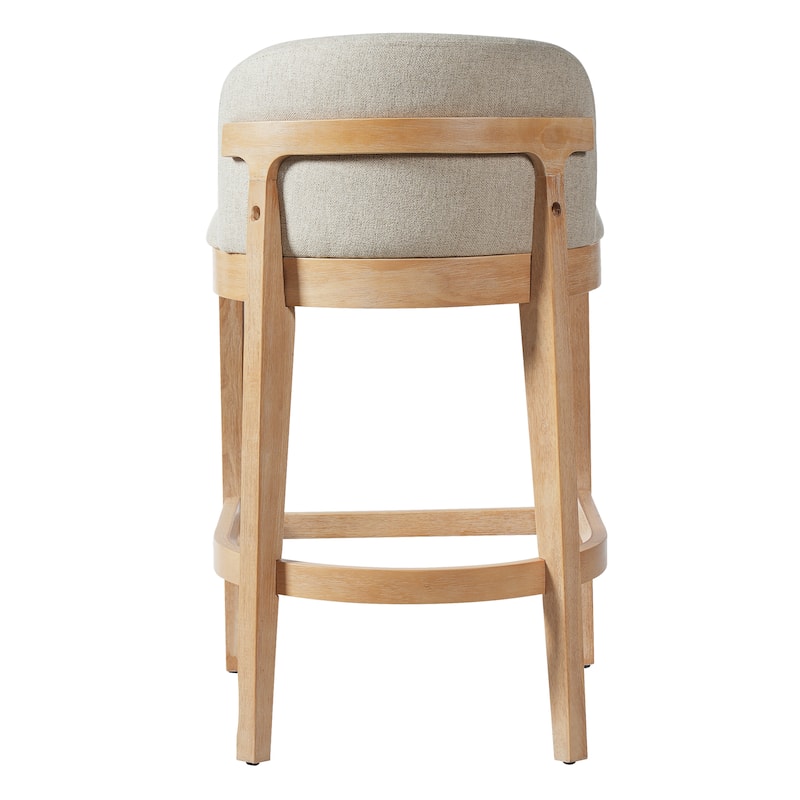 Christopher Knight Home - Calista Modern Wooden Upholstered Counter Stool