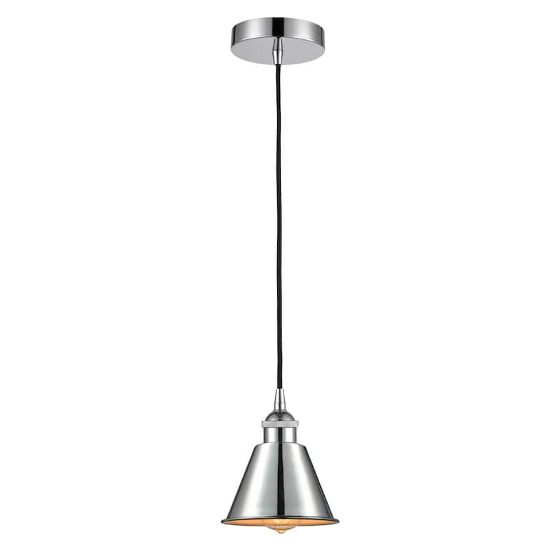 Innovations Lighting Smithfield - 1 Light 7" Cord Hung Mini Pendant. - Polished Chrome
