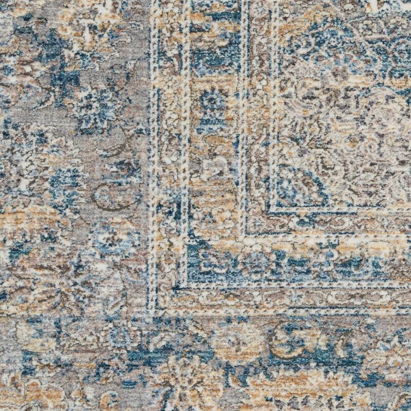 Nourison Starry Nights Vintage Persian Medallion Bordered Area Rug