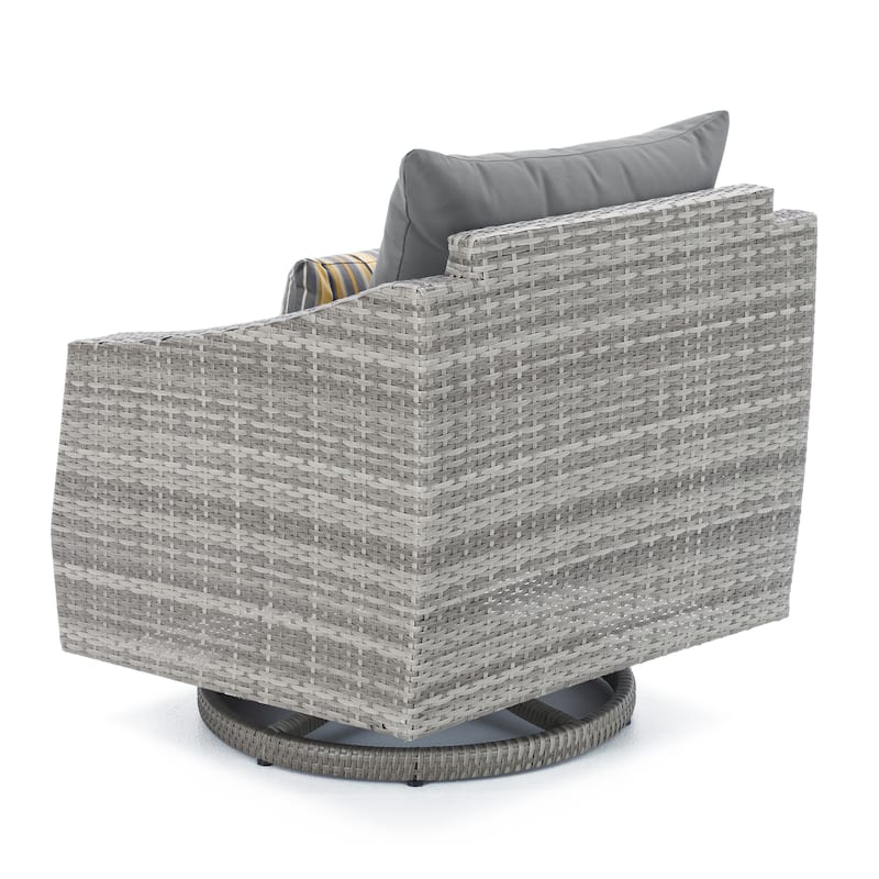 Cannes 2 Piece Sunbrella Outdoor Patio Motion Club Chairs