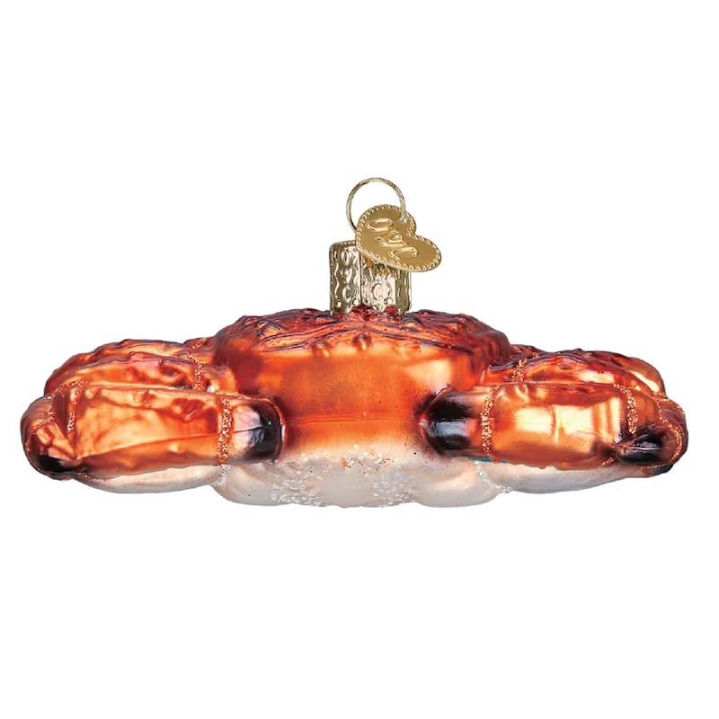 Old World Christmas King Crab Holiday Ornament Glass - Multi