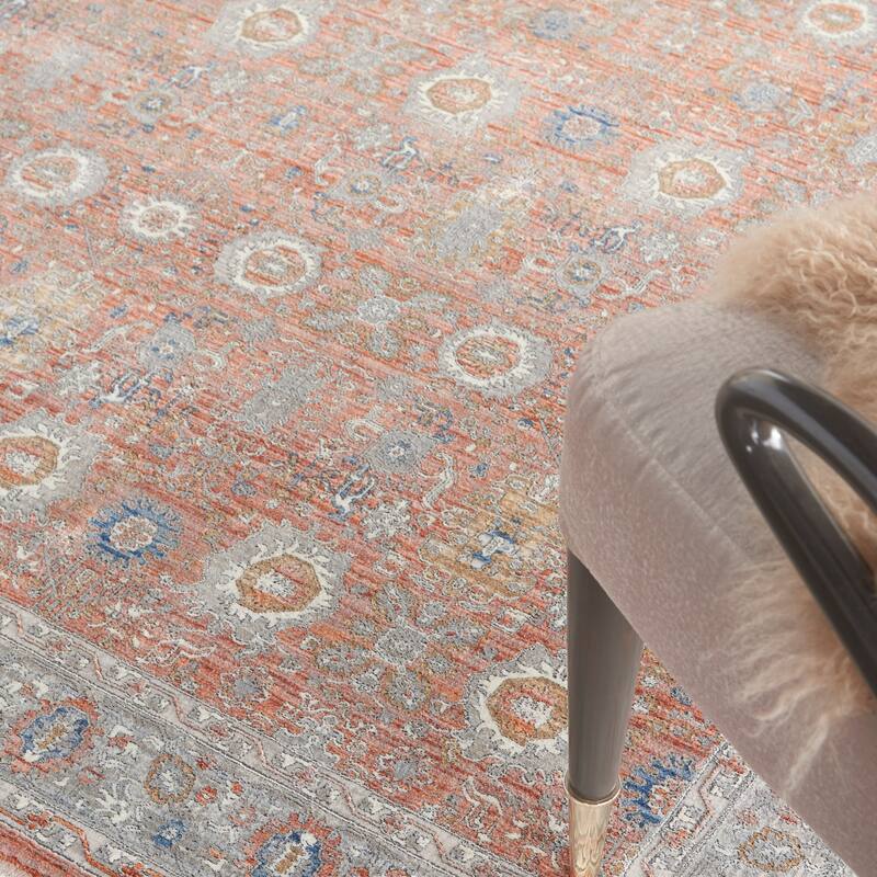 Nourison Starry Nights Contemporary Persian Floral Medallion Area Rug