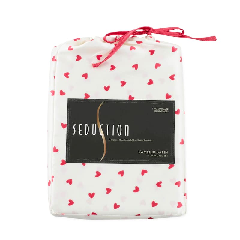 Seduction Satin L'amour Pillowcase Pair