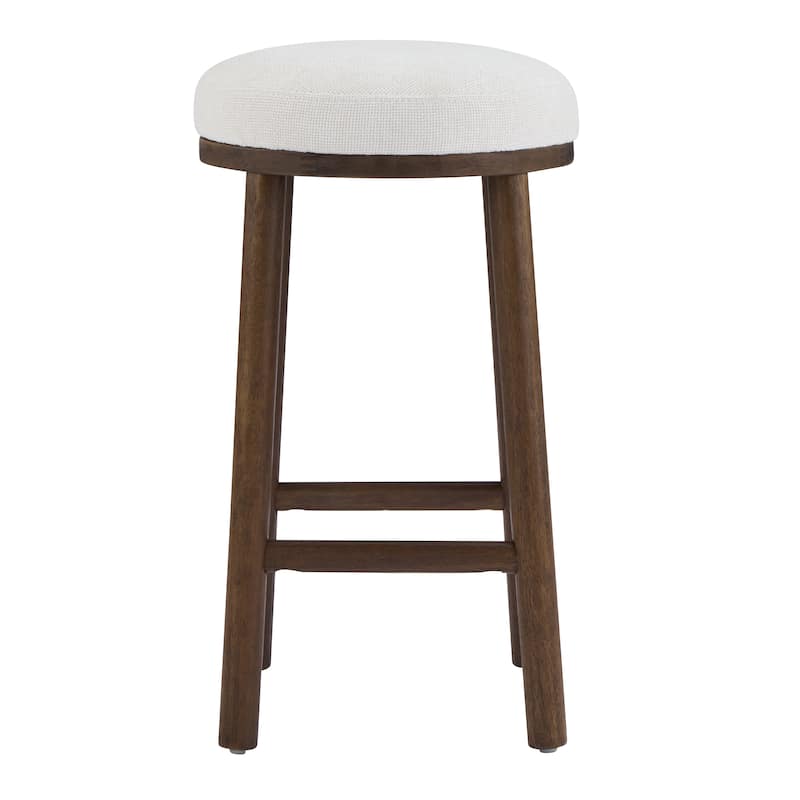 Christopher Knight Home - Riven Natural Rubberwood 27.36" Bar Stool Set
