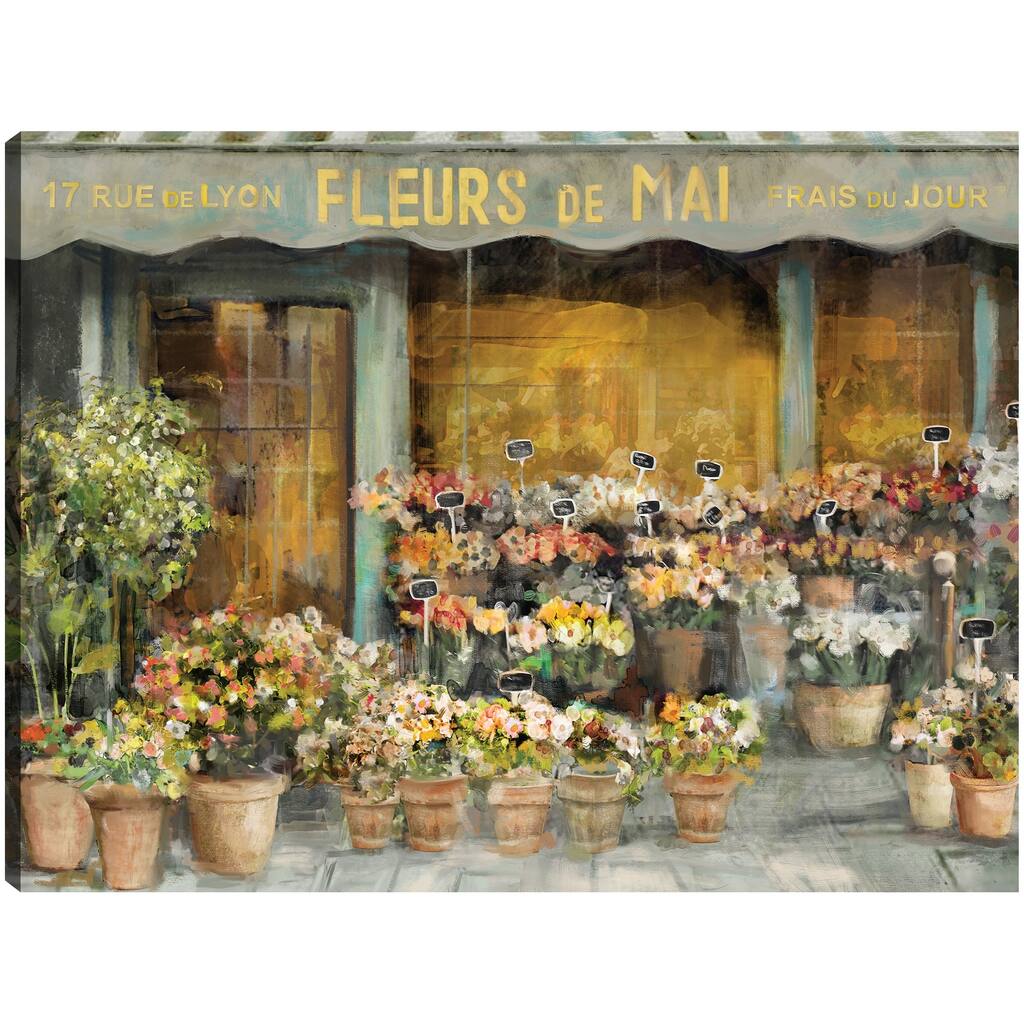 Fleurs de Mai By Studio Arts Canvas Art Print