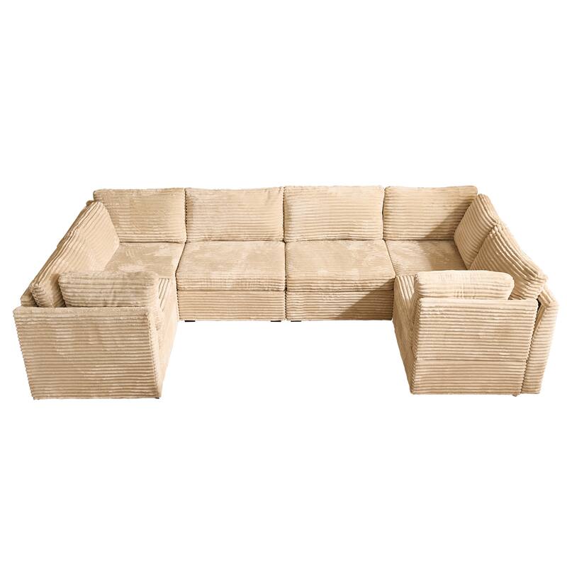 OVIOS Corner Plush Sofa