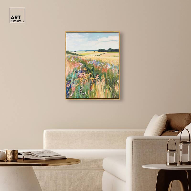 Open Field I Canvas by Art Remedy