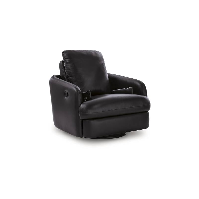 Signature Design by Ashley ModMax II Black Swivel Glider Recliner
