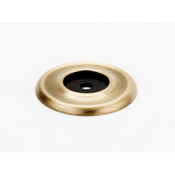 slide 2 of 12, Alno Traditional 1-3/4 Inch Diameter Cabinet Knob Backplate with Antique English