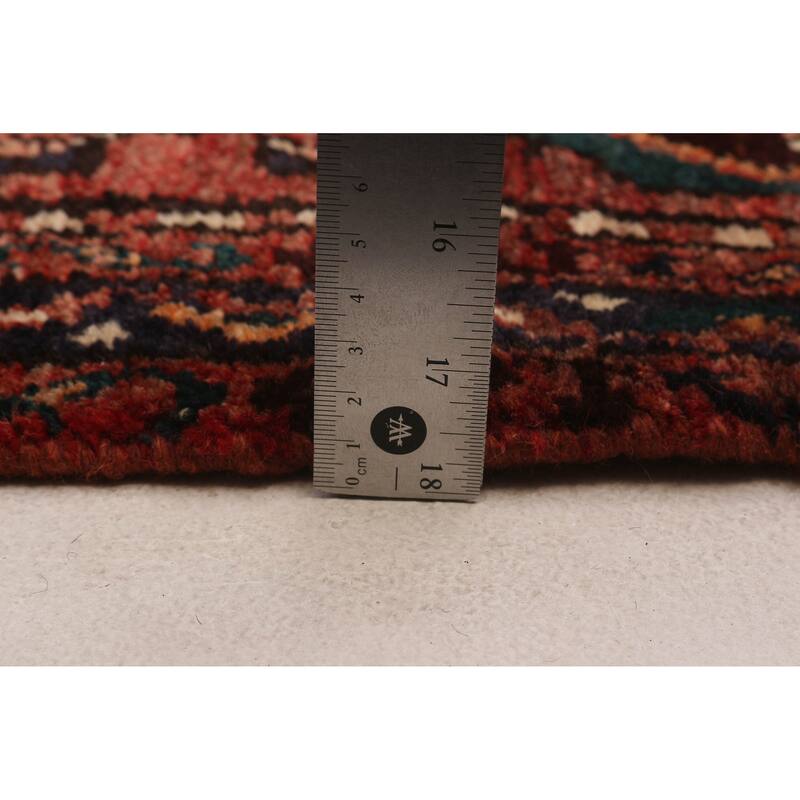 ECARPETGALLERY Hand-knotted Andelz Red Wool Rug - 3'9 x 10'5