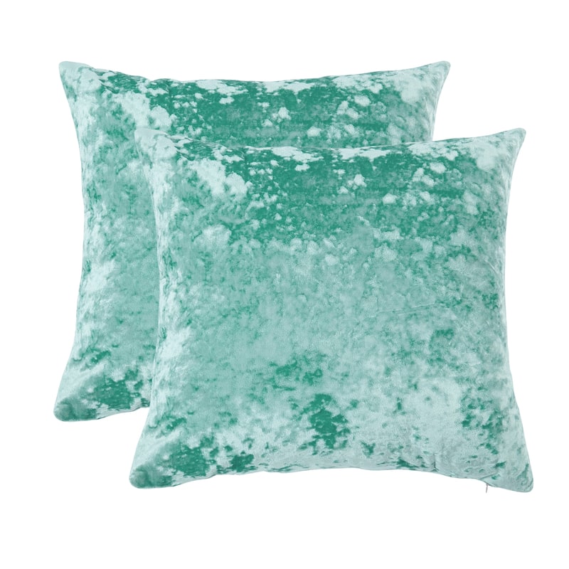 Rancho Crushed Velvet Throw Pillow Cover Set, NO INSERT