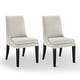 preview thumbnail 25 of 28, Spruce & Spring Erici Upholstered Dining Chair Set of 2 Linen