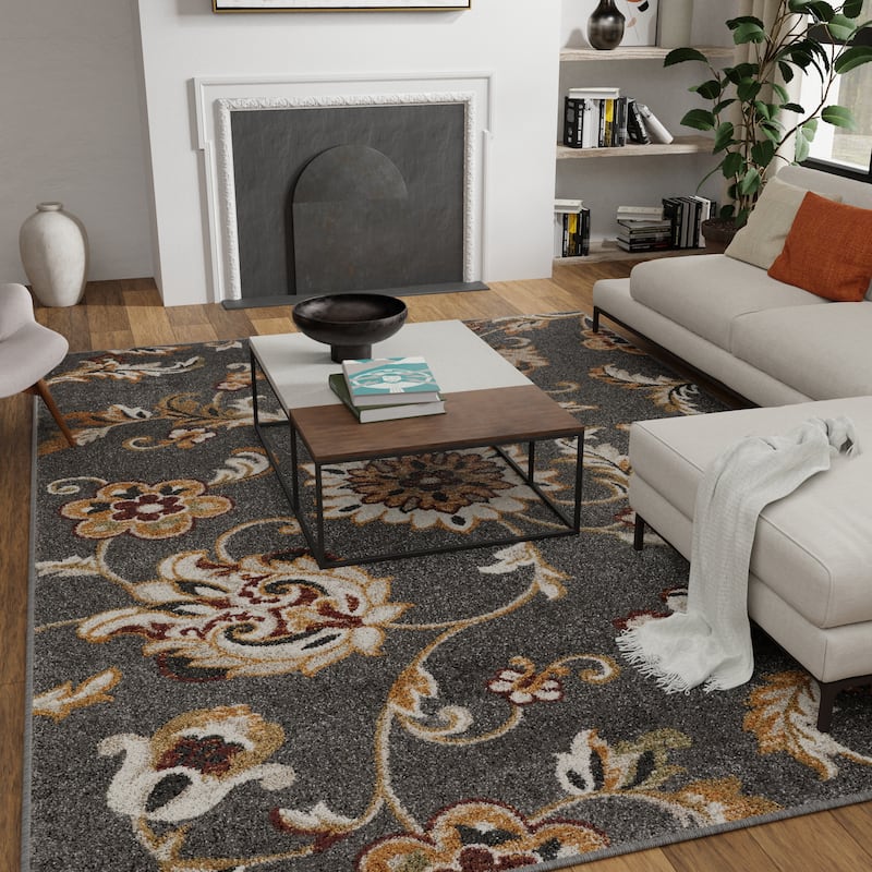 Loomaknoti Ohanzah Ostorn Light Gray Area Rug