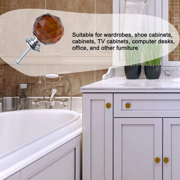 Shop Crystal Knobs Drawer Pull Handle Cupboard Cabinet Dresser