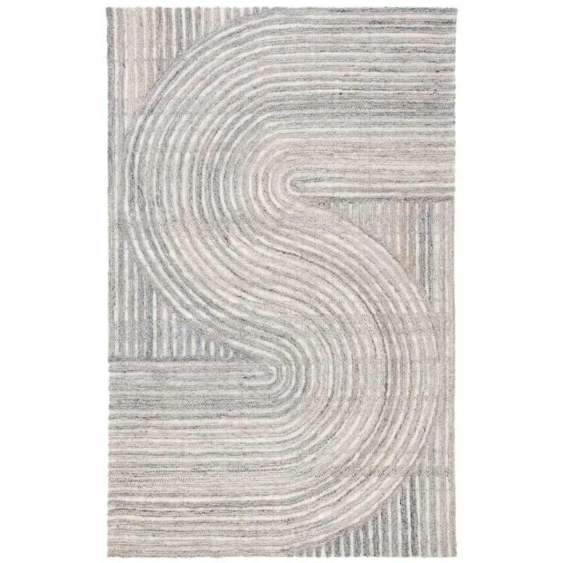 SAFAVIEH Handmade Southampton Catena Abstract Wool Rug - 4' Square - Beige - Square