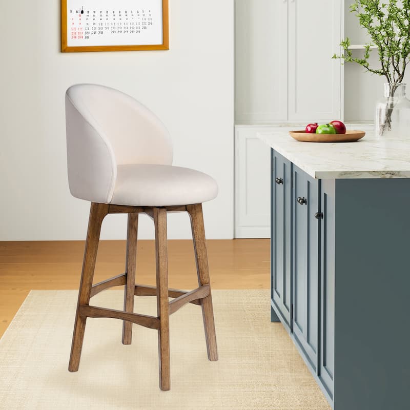 Garet Swivel Bar or Counter Stool - Bar Height
