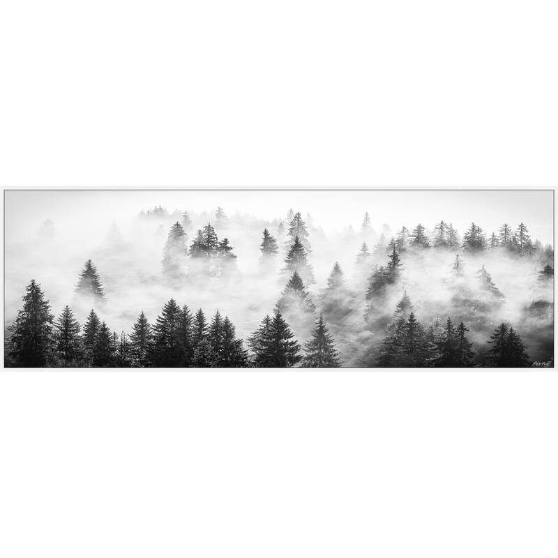 Forest Wilderness Floater Framed Print on Canvas