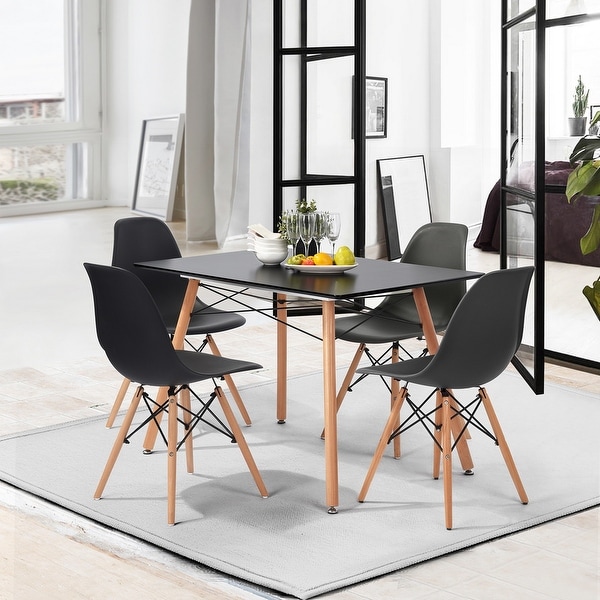 Carson Carrington Mid-Century Modern Spoon Dining Chair (Set of 4). Opens flyout.