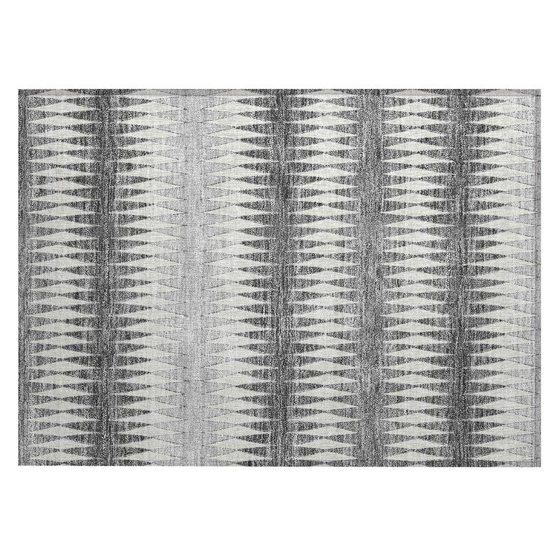 Machine Washable Indoor/ Outdoor Chantille Contemporary Rug