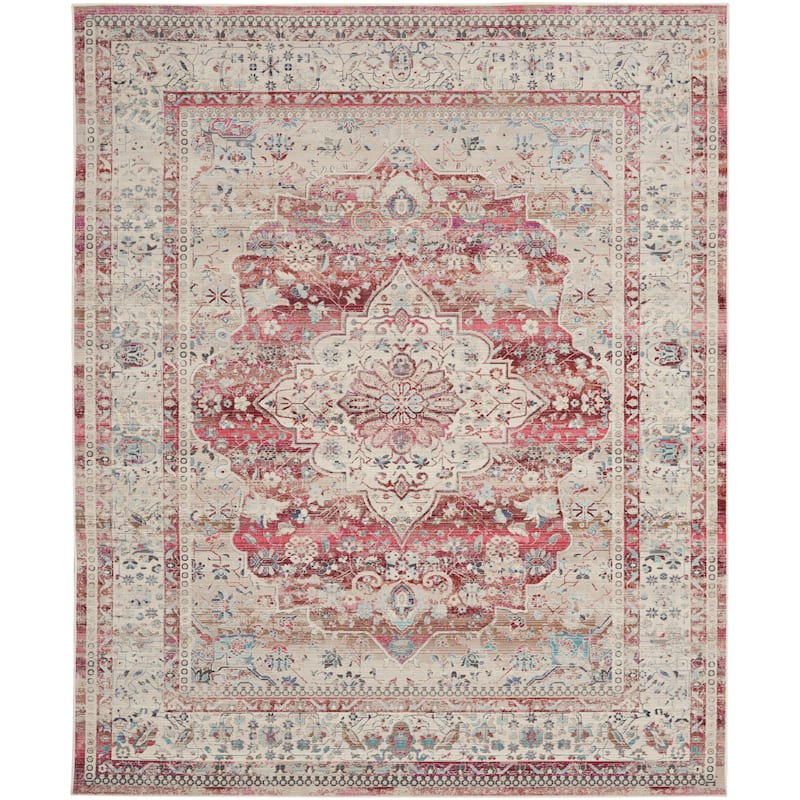Nourison Vintage Kashan Persian Medallion Area Rug