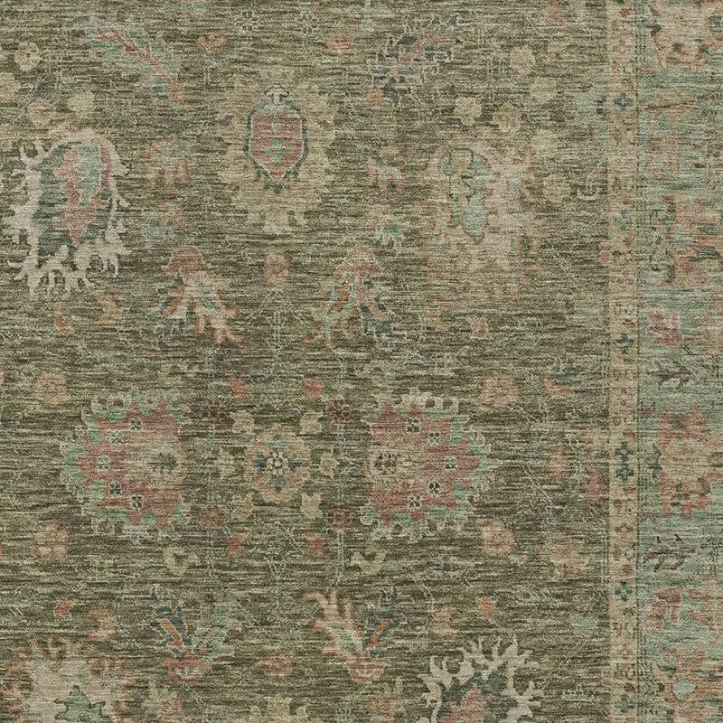HomeRoots Floral Traditional Rectangle Outdoor Rug