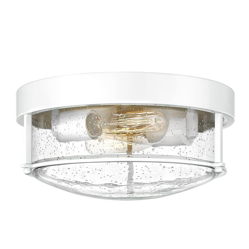 Modern 2-Light Flush Mount Ceiling Light