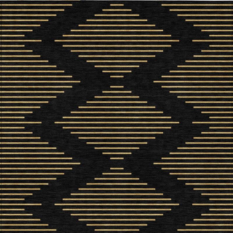 HomeRoots Geometric Transitional Rectangle Outdoor Rug