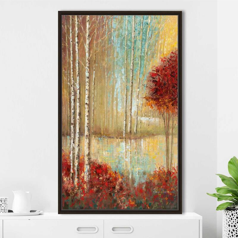 "Emerald Pond" by Ruane Manning Print on Floating Canvas