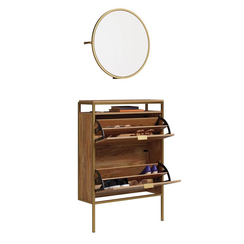 International Lux Shoe Organizer/mirror