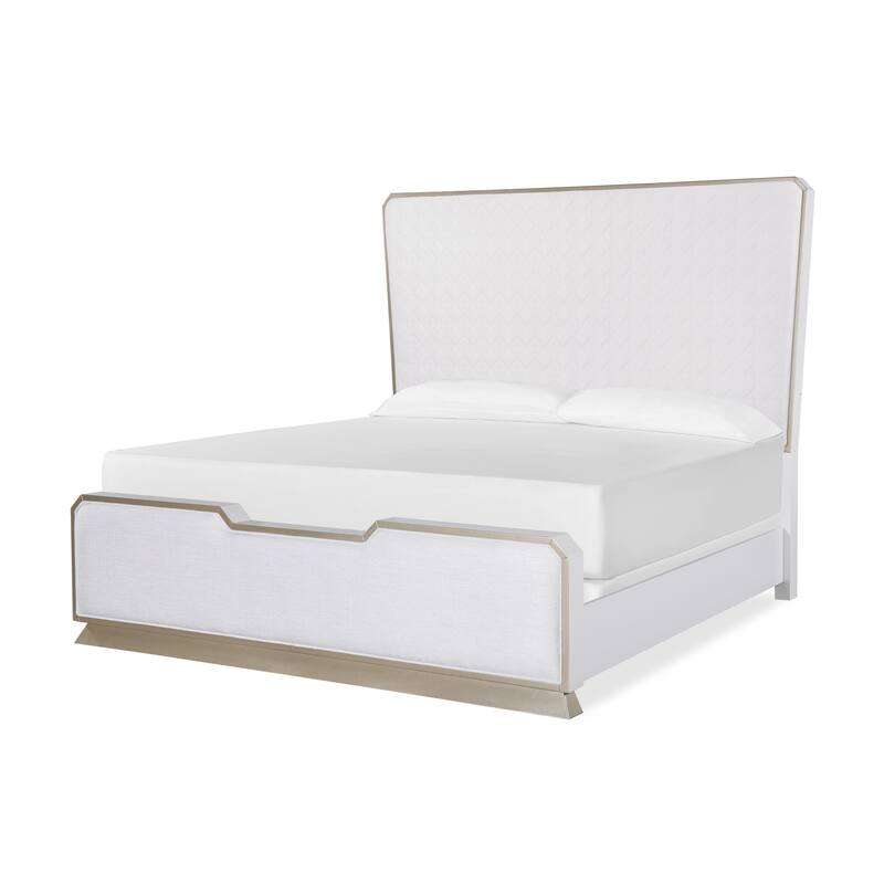 Dior White/Champagne Bedroom Set