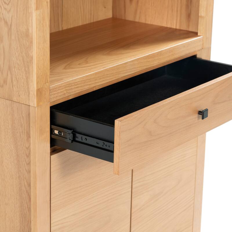 SAFAVIEH Couture Francesco 4-Shelf Wood Bookcase - 36"W x 17"D x 76"H