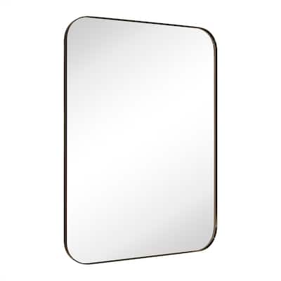 TEHOME Mid-Century Modern Chic Metal Rounded Wall Mirrors