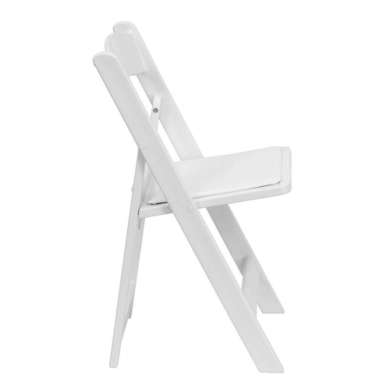 Set of 2 Folding Chairs with Padded Seats - 18"D x 17.25"W x 30.75"H