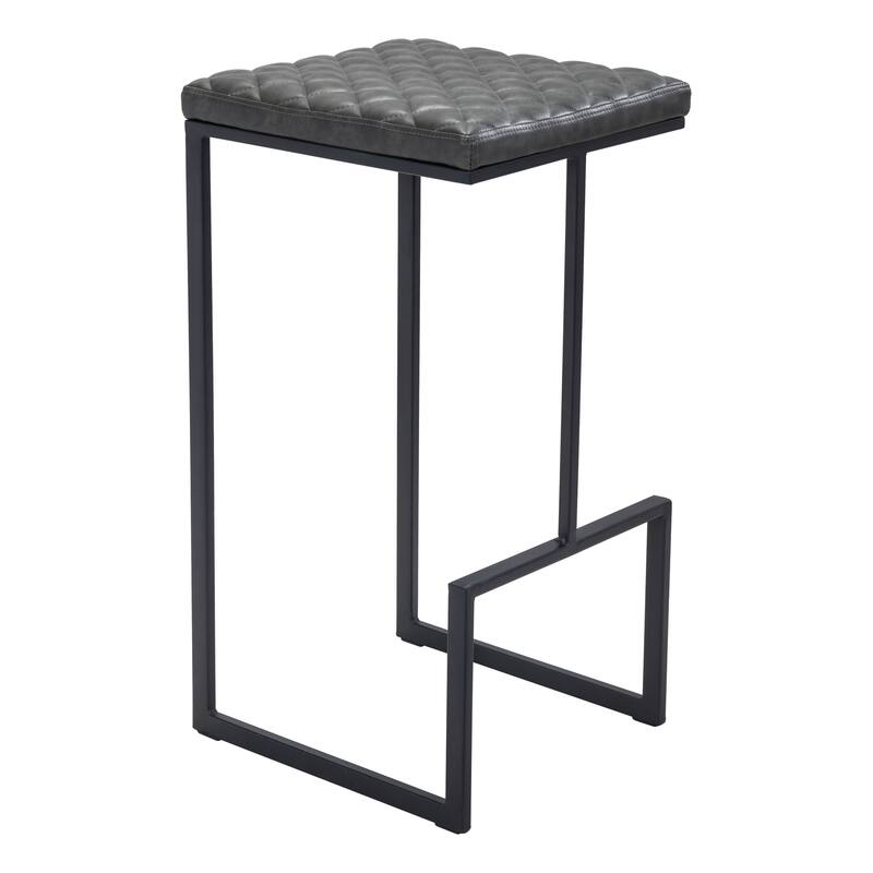 Black Oak Barstool Gray