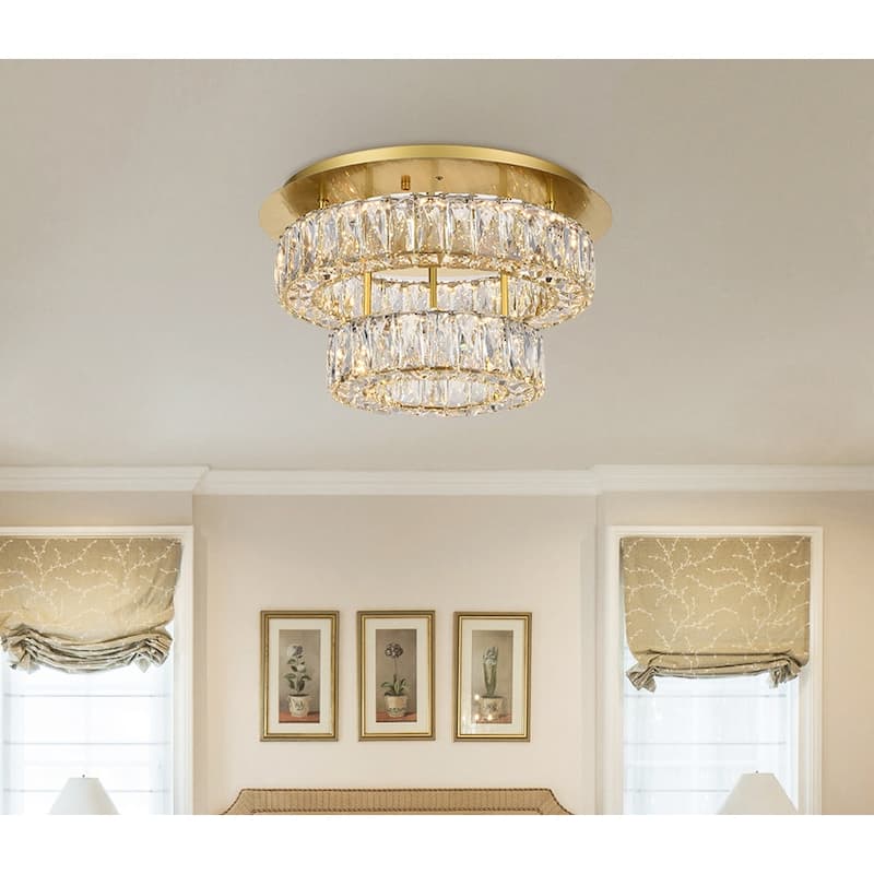 Gold LED Flush Mount