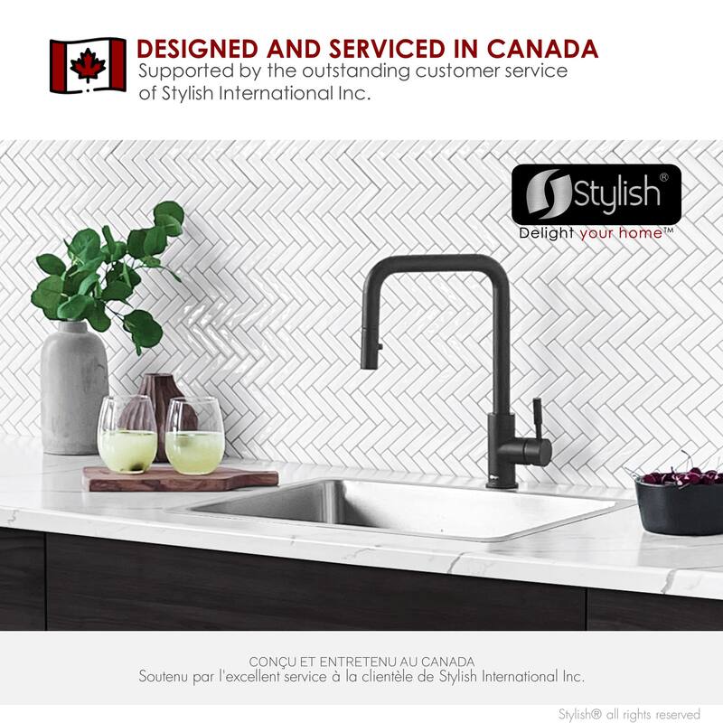 Dual Mount 19" Stainless Steel Single-Bowl Kitchen Sink S-408T - 20 1/2" x 18" x 9"