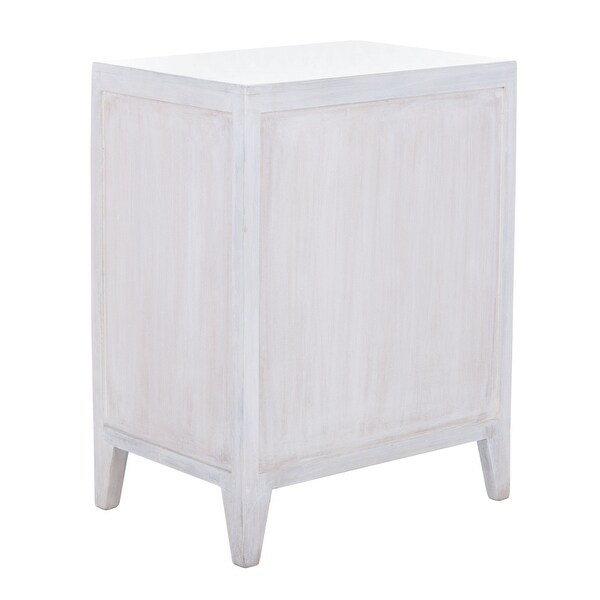 SAFAVIEH Thea Single door Carved Nightstand