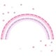 preview thumbnail 1 of 1, Lambs & Ivy Magic Unicorn Pink/Purple Rainbow Wall Decals/Stickers