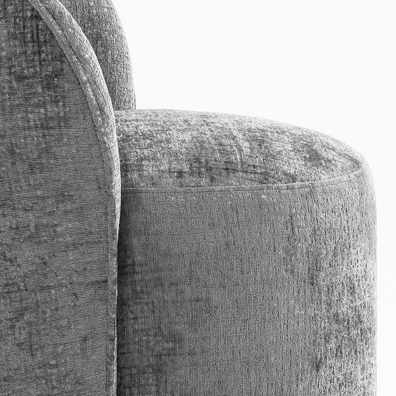 23" W Upholstered Swivel Side Chair for Dining Room, Balcony, Parlour